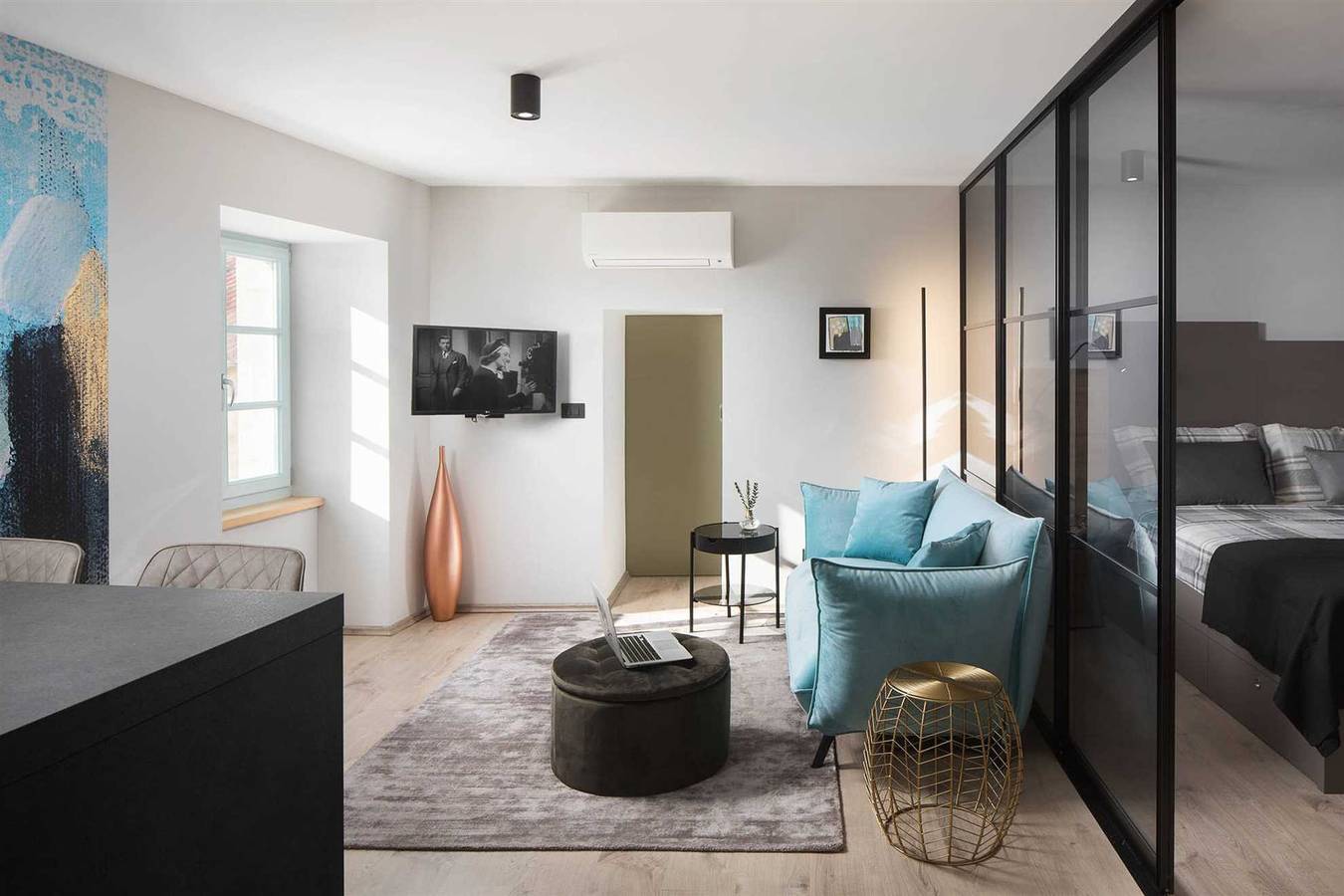 Ganze Wohnung, Premium-Apartment Blue in einer charmanten historischen Stadt in Labin Stadt, Labin