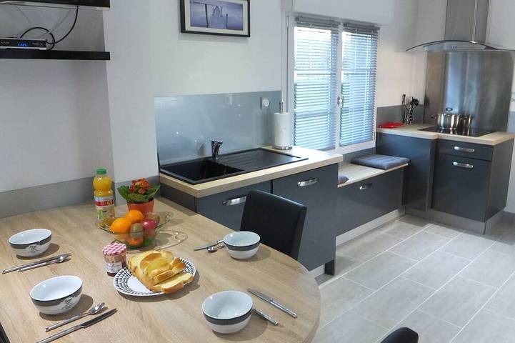 Ferienhaus für 4 Personen, mit Terrasse und Garten