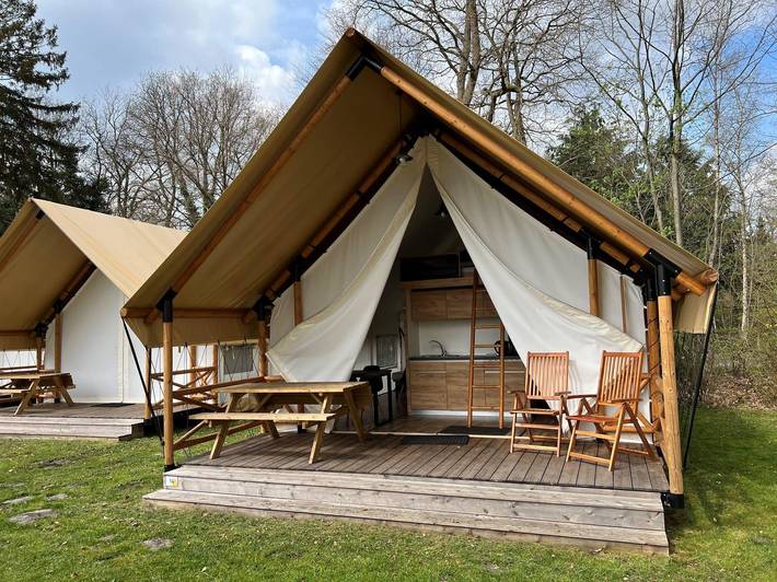 Camping voor 6 personen, met tuin in Utrechtse Heuvelrug