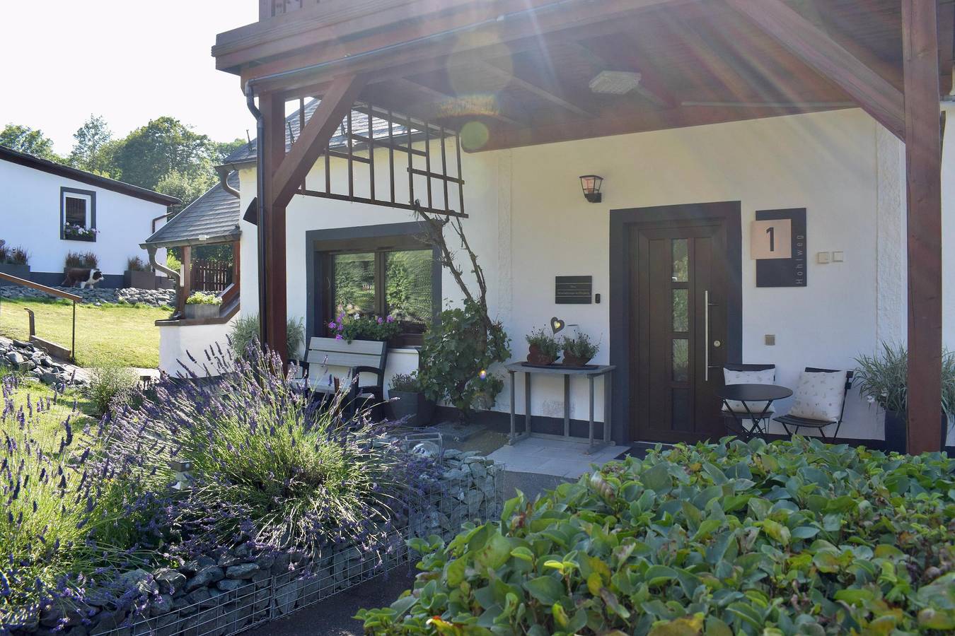 Gästehaus am Burgberg - Appartement Birke (32qm) mit Dachterrasse und Wlan in Lichtenberg (Oberfranken), Landkreis Hof
