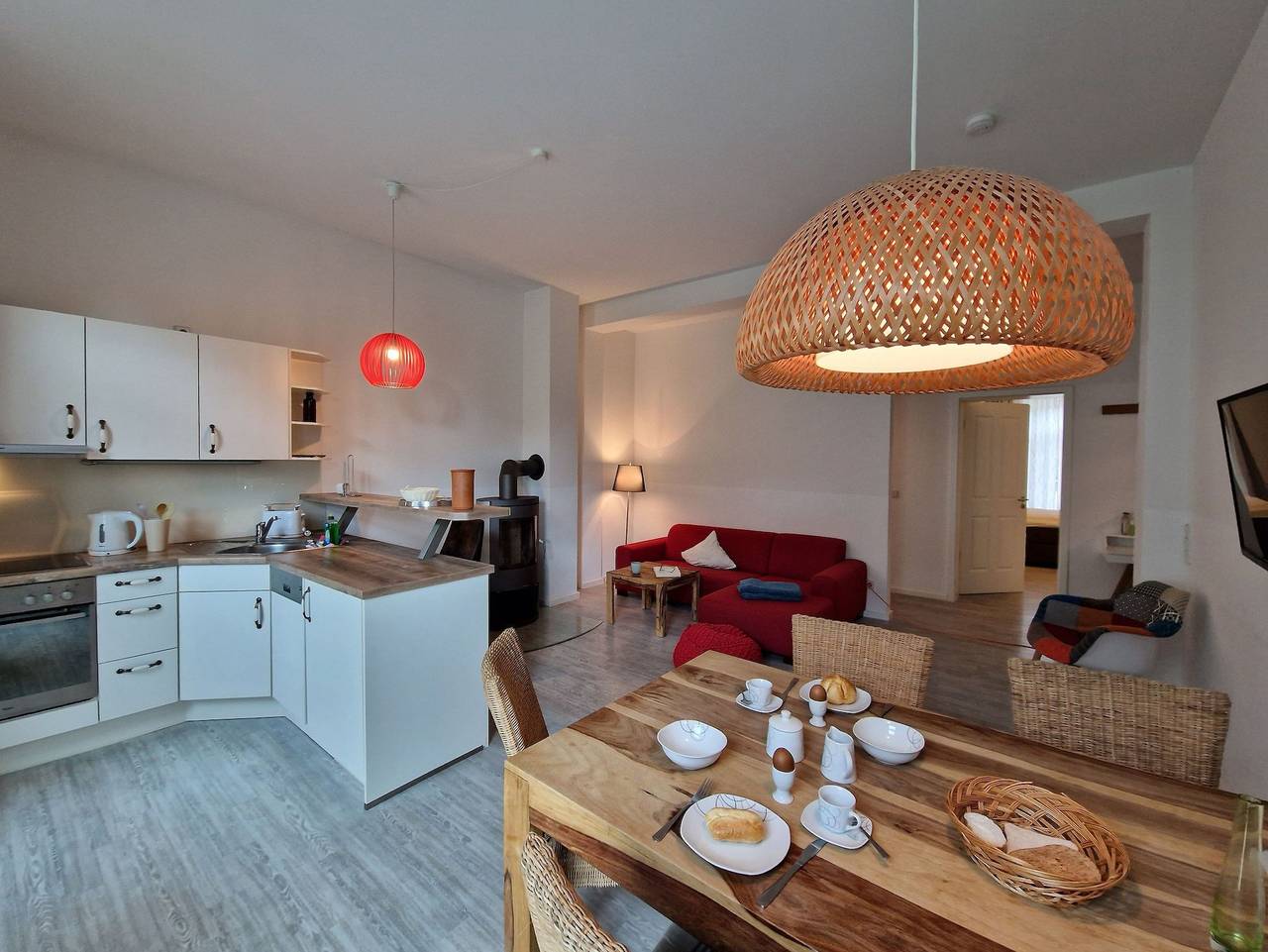 Ganze Ferienwohnung, Gutshaus Wohnung 3 in Malchow, Fleesensee