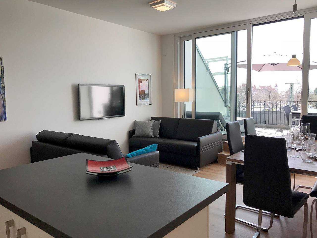 Ganze Wohnung, Ferienwohnung Cloud Nr. 9 - 3 Zimmer Maisonette Neubau Wohnung mit großem Balkon in Lindau, Bayerisch Schwaben