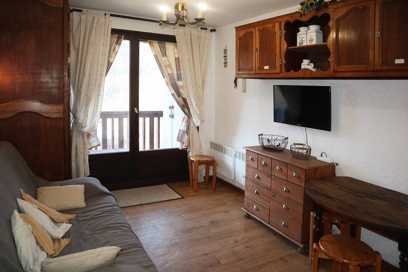 Appartement de vacances entier, Studio Les orres 1650 in Les Orres, Parc national des Écrins