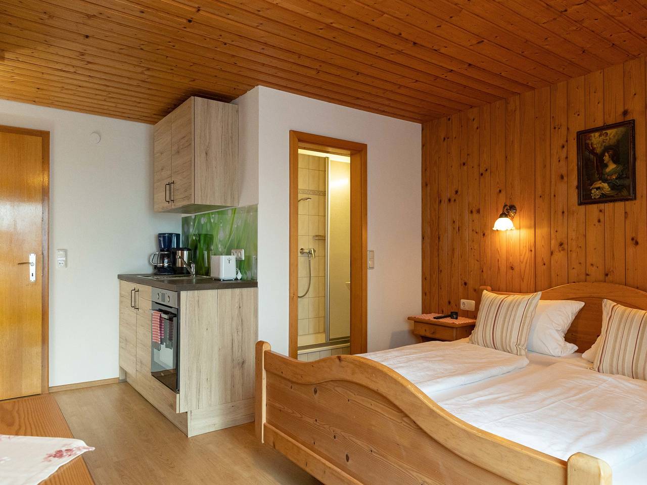 Sträublhof - Appartement Heustadl, bis 2 Personen, Balkon, 21 qm in Wonneberg, Rupertiwinkel