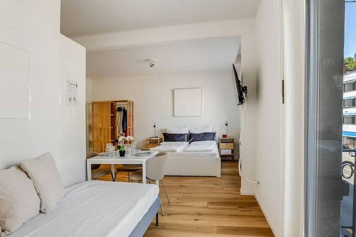 Ganze Wohnung, Stilvolles Studio Apartment bei der Messe Olma in St. Gallen, Zürich Voralpen
