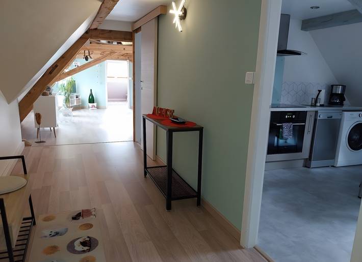 Ganze Wohnung, Geräumiges, modernes Apartment "Au Coeur De Notre Vallée" im Herzen von Munster in Münster im Elsass, Regionaler Naturpark Belchen der Vogesen