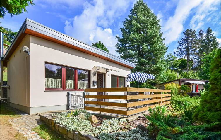 Ferienhaus für 3 Personen, mit Terrasse und Ausblick