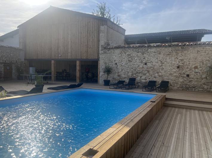 Location de vacances pour 8 personnes, avec jardin ainsi que piscine et terrasse dans le Lot-et-Garonne - 4