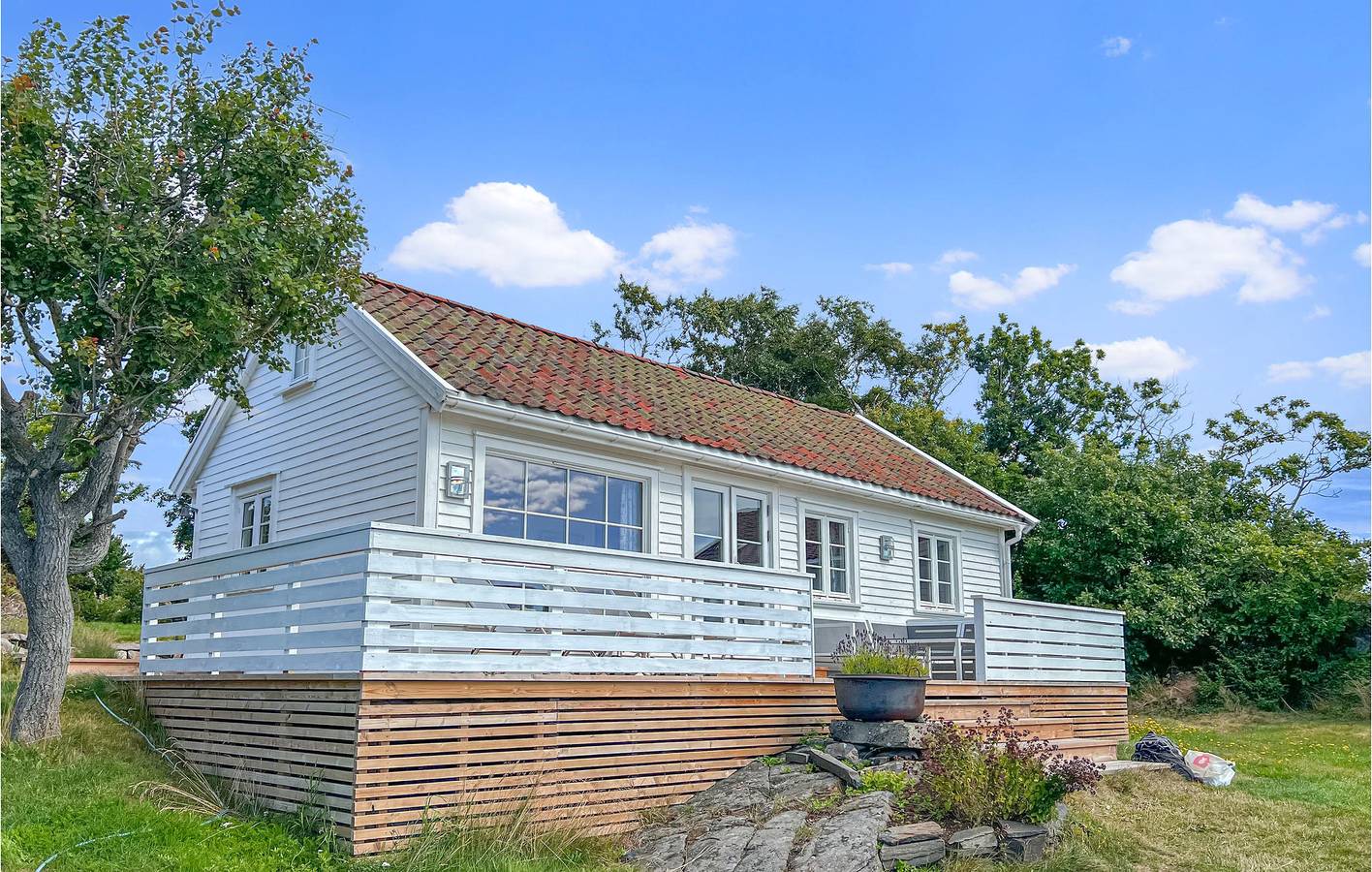 Feriehus for 6 personer med terrasse in Skålevik, Kristiansand