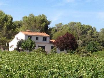 Gîte pour 8 personnes, avec jardin et vue à Pignans