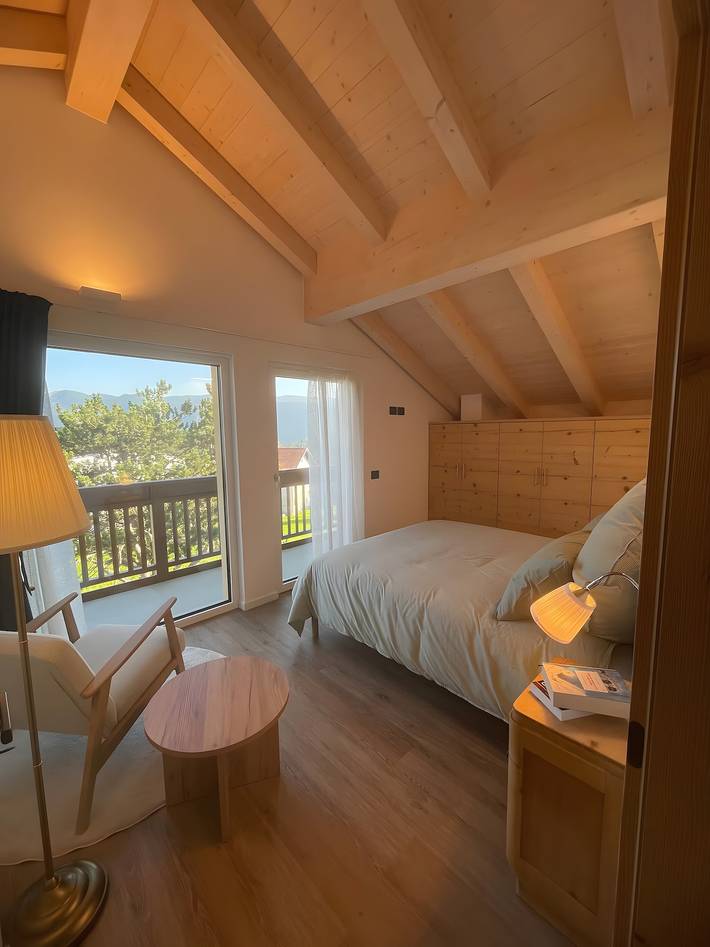 Ferienwohnung für 5 Personen, mit Balkon und Garten