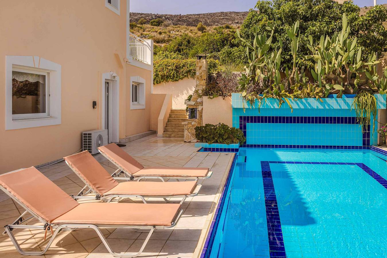 Villa für 6 Personen mit Balkon in Skala, Kefalonia