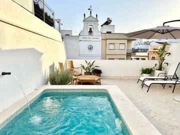 Gîte pour 4 personnes, avec jardin ainsi que piscine et vue à Alcalá de Guadaíra