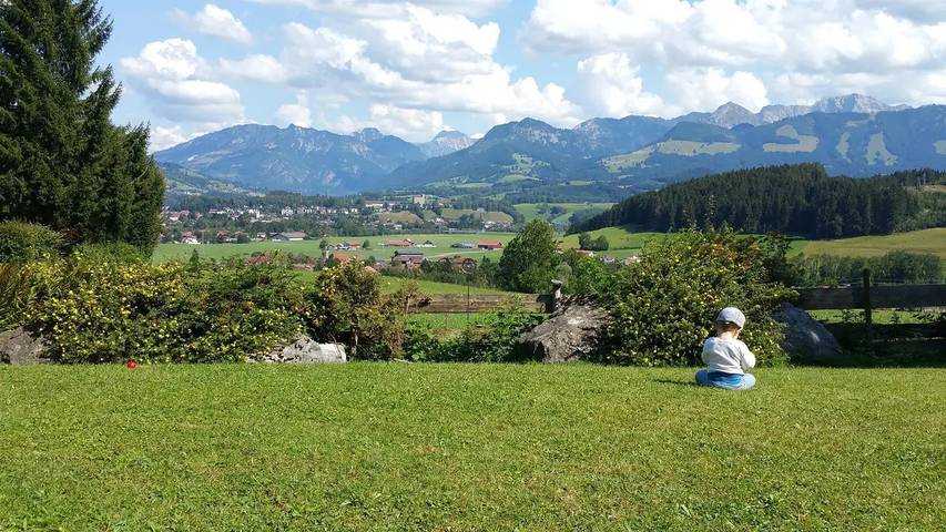 Hütte für 6 Personen, mit Garten im Oberallgäu - 2