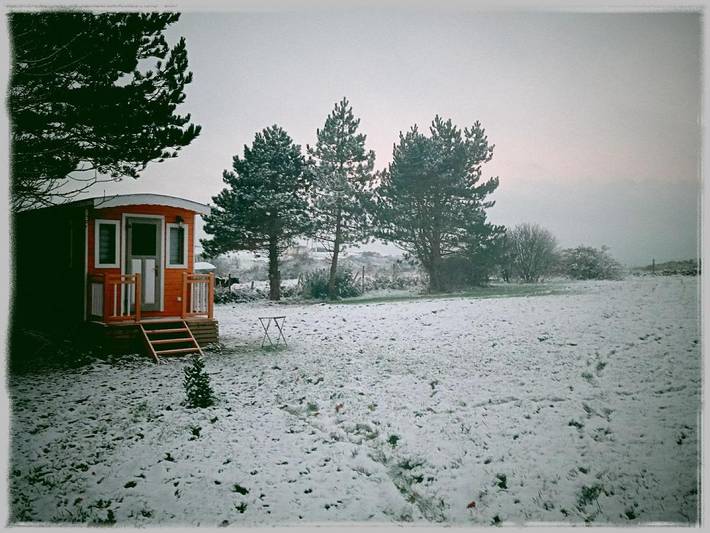 Camping pour 2 personnes, avec vue et jardin dans Haute-Normandie