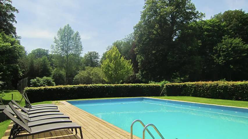 Gîte pour 14 personnes, avec piscine ainsi que jardin et sauna, animaux acceptés à Trois-Ponts - 2