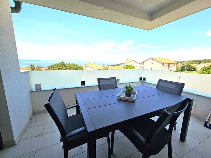 Ferienwohnung für 4 Personen, mit Balkon in Malinska - 3