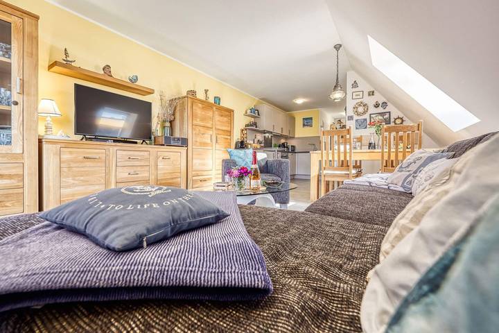 Strandhaus für 4 Personen, mit Balkon