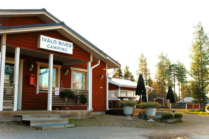 Kemping dla 2 osób, z Taras i Sauna w Finlandia Północna