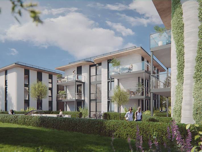 Ganze Wohnung, Hei³ Apartments - weltweit erstes 3D gedrucktes Apartmenthotel - Hei³ City Smart 3-Zimmer Apartment in Heidelberg, Rheinebene