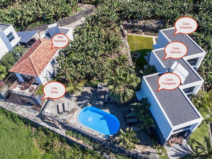 Bungalow für 3 Personen, mit Pool und Terrasse auf Madeira