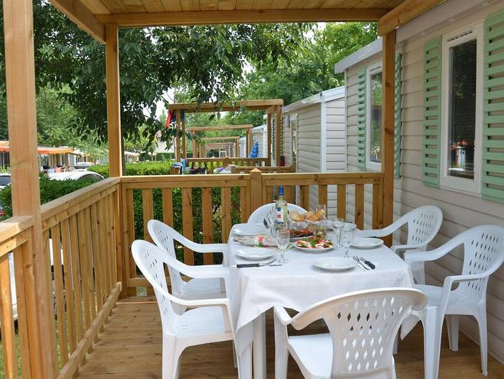 Camping für 6 Personen, mit Kinderpool und Terrasse an der Adriatisches Meer - 3