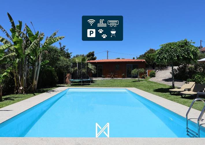 Casa de férias para 8 pessoas, com jardim e terraço e ainda piscina and vista em Cabeceiras de Basto (Cidade)