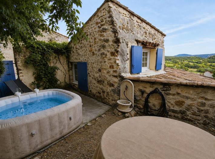 Maison de vacances pour 2 personnes, avec Jacuzzi ainsi que Terrasse et Vue