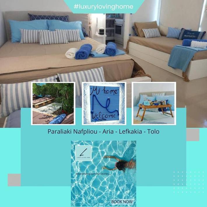 Ferienhaus für 3 Personen, mit Balkon und Terrasse sowie Garten und Kinderpool in Tolo