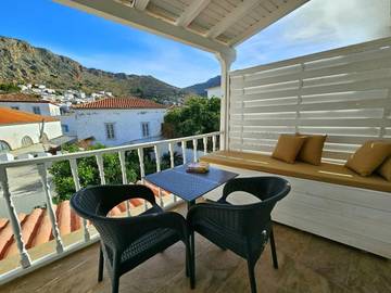 Maison d’hôte pour 2 personnes, avec terrasse et vue à Hydra