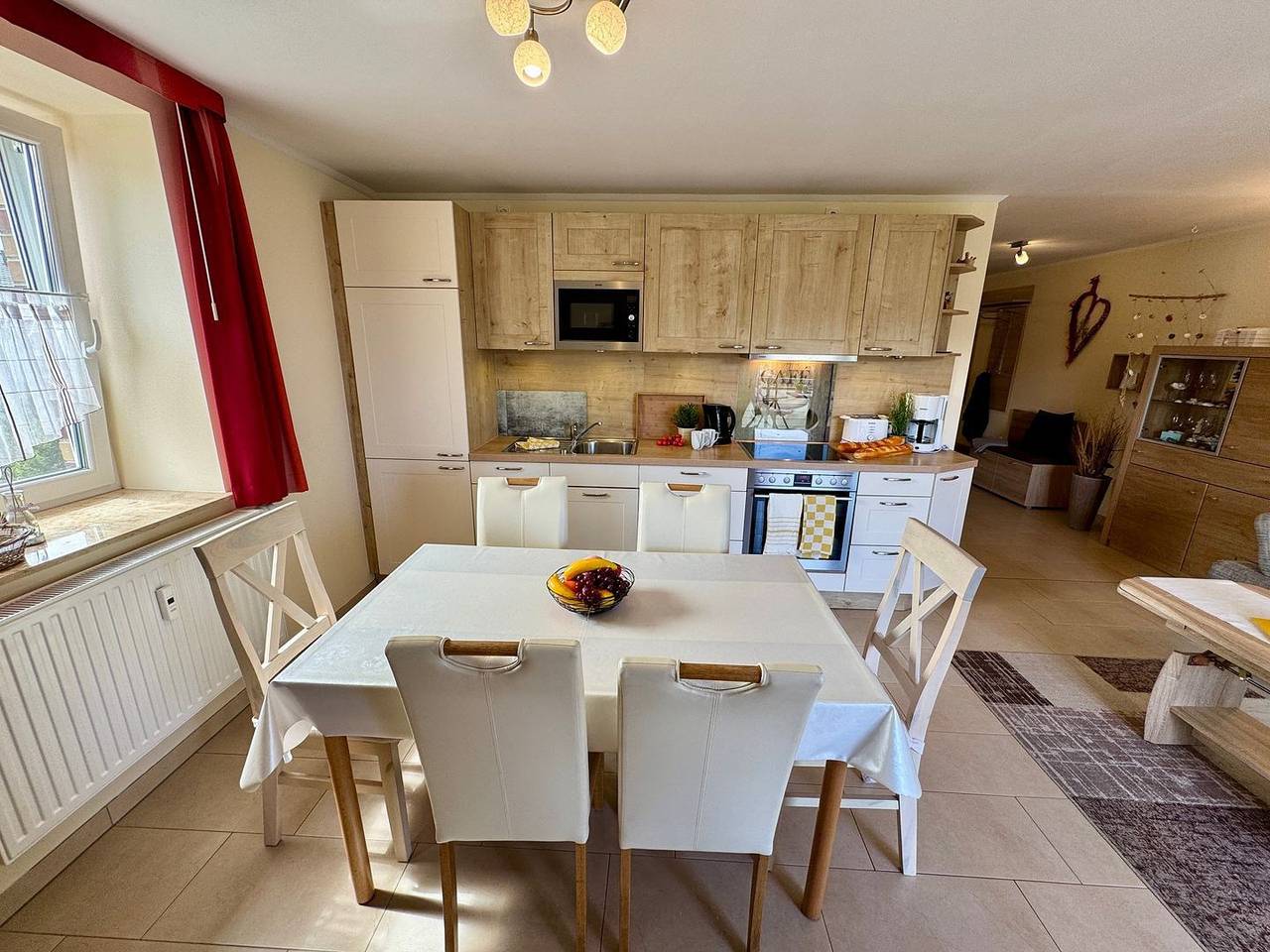 Ganze Wohnung, Ferienwohnung mit Balkon direkt hinter dem Deich. in Dierhagen Strand, Dierhagen