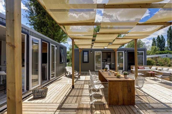 Camping für 10 Personen, mit Terrasse und Pool sowie Garten, mit Haustier in Ile de France - 2