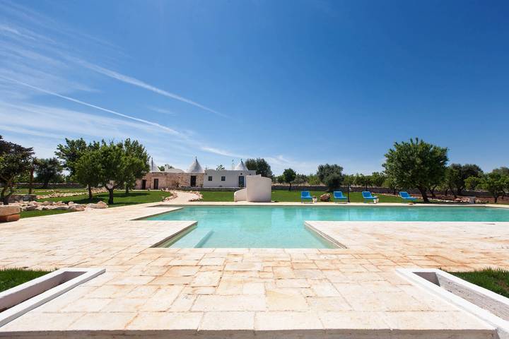 Trullo pour 8 personnes, avec piscine et jardin à Carovigno - 2