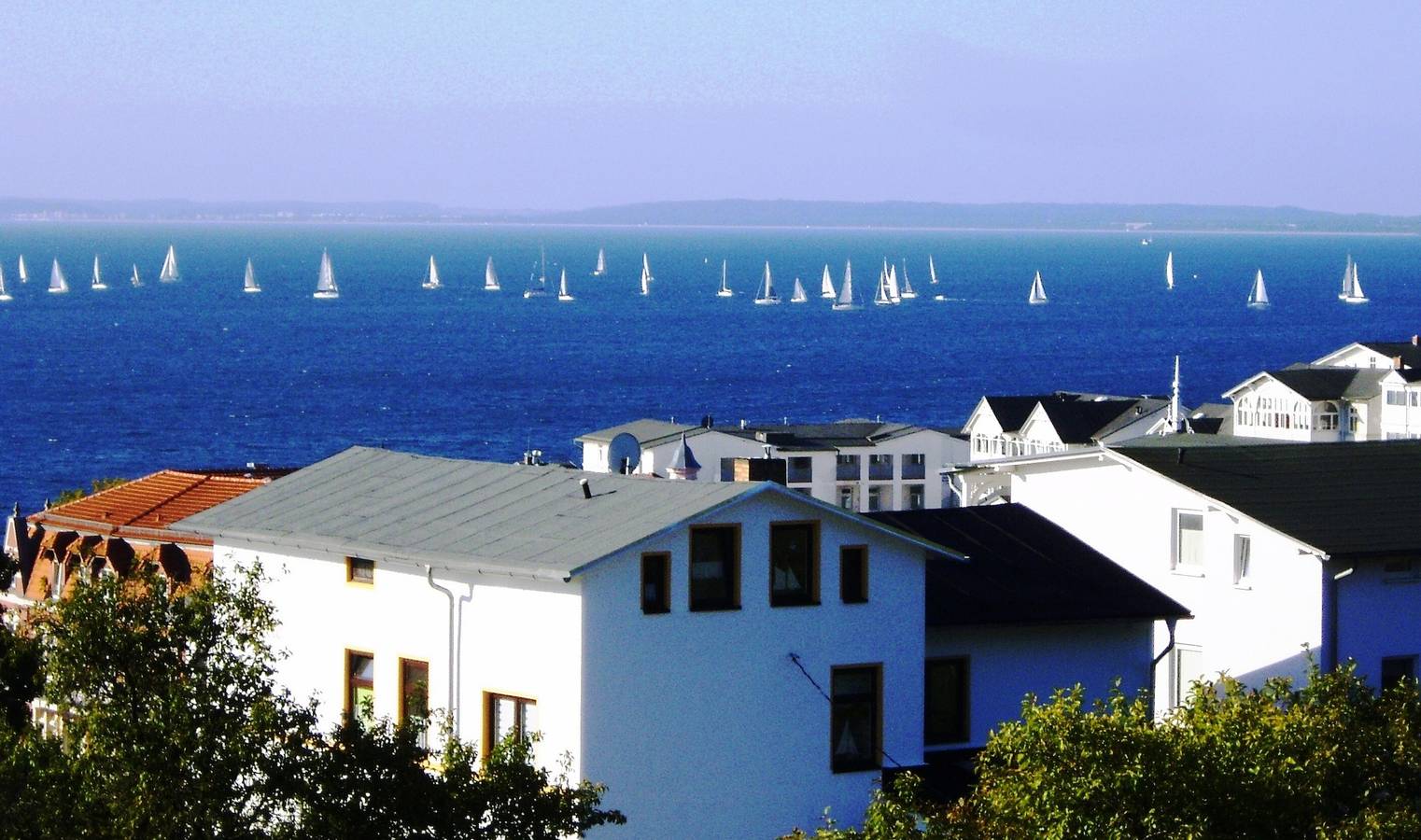 Ganze Wohnung, Ferienwohnung "Villa Bella Vista - Meerblick 4" mit Meerblick, Balkon und Wlan in Sassnitz, Nationalpark Jasmund