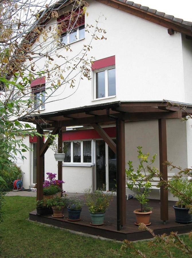 Ferienhaus für 3 Personen, mit Terrasse und Garten