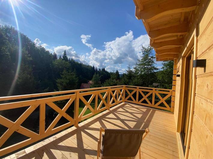 Dom dla 7 osób, z taras i ogród oraz widok, zwierzęta dozwolone w Zawoja