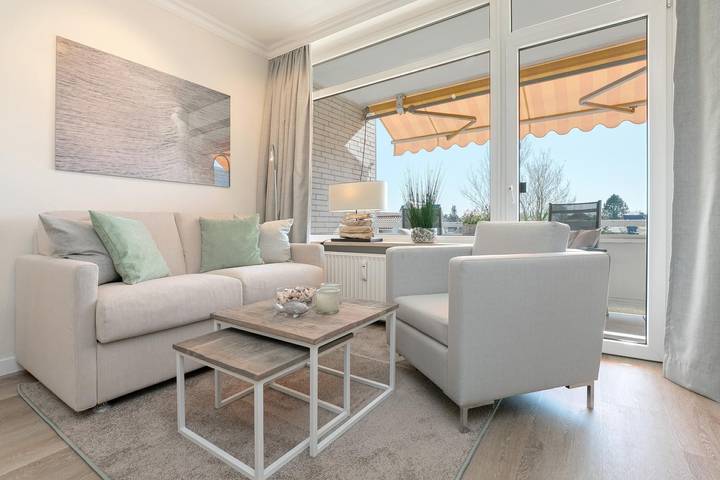 Vakantiewoning voor 3 personen, met balkon in Timmendorfer Strand