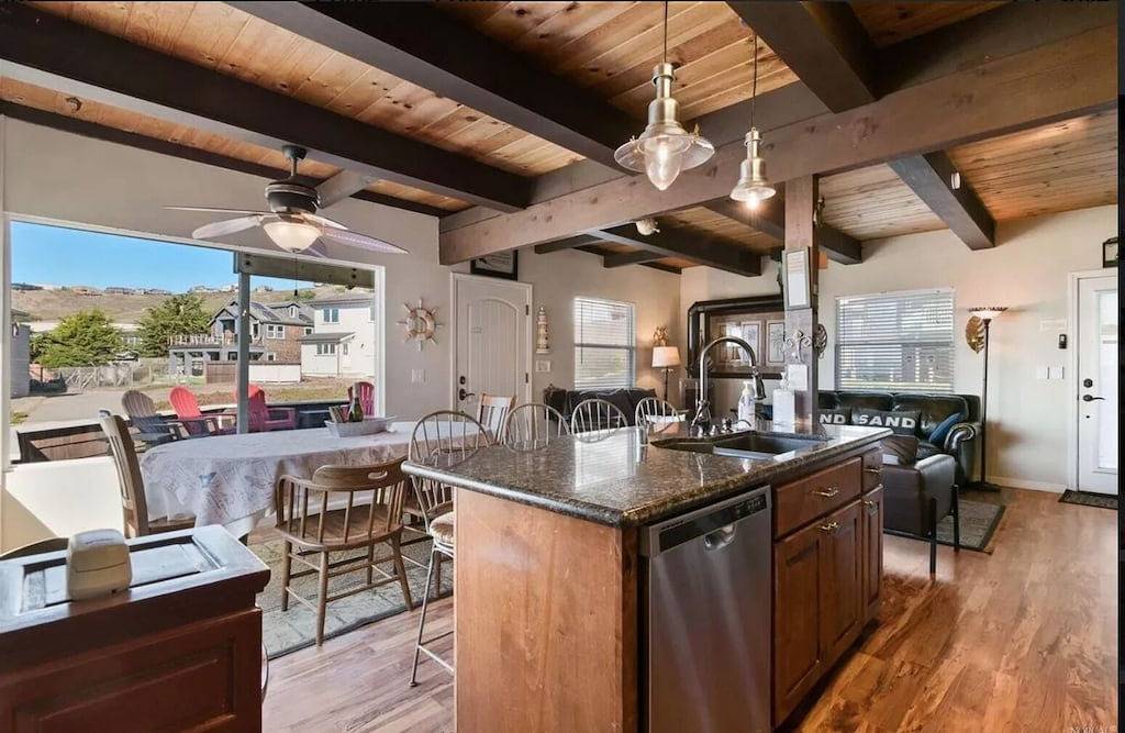 Dillon Beach House with Ocean Views 1 Min Walk to Beach Path in Dillon Beach, California North Coast