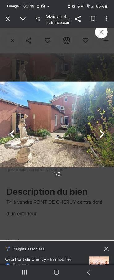 Gîte pour 6 personnes, avec vue à Pont-de-Chéruy - 2
