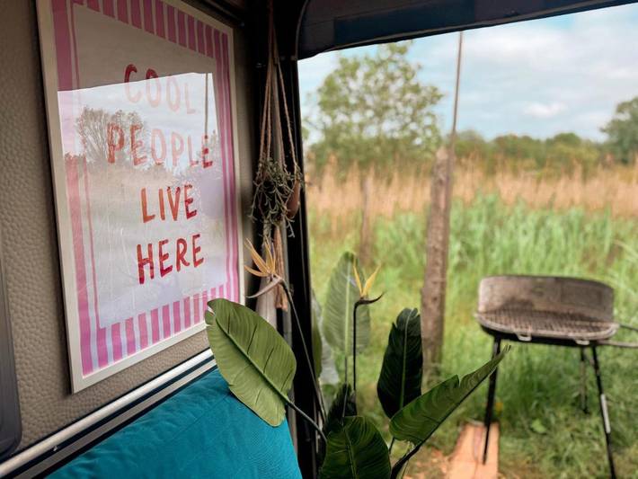 Camping für 4 Personen, mit Terrasse und Ausblick in Pommern - 2