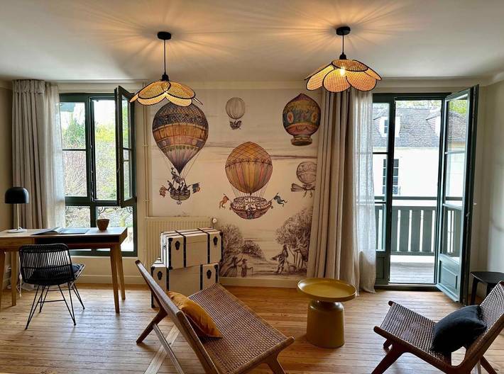 Location de vacances pour 2 personnes, avec vue ainsi que terrasse et jardin à Précy-sur-Oise - 2