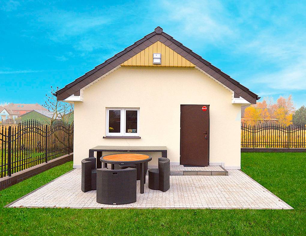 Casa vacanza per 2 persone con terrazza in Grzybowo, Mar Baltico Polacco