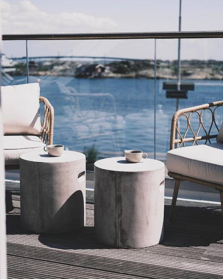 Hotel für 4 Personen, mit Seeblick und Ausblick sowie Balkon
