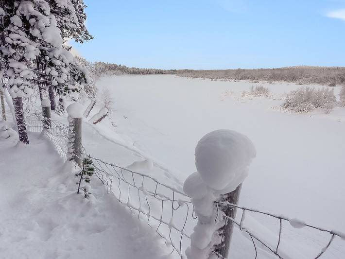 Ylikyrön mökki in Laponie