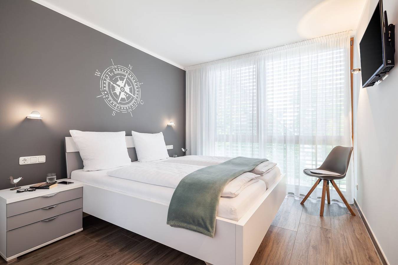 Ganze Wohnung, Ferienwohnung Senator - De Luxe Suite in einem Architektenneubau in Hafen Büsum, Büsum