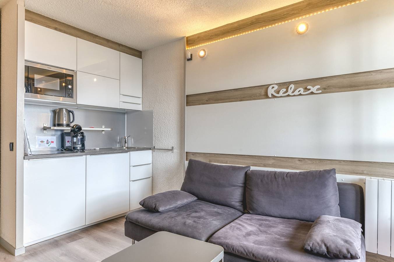 Apartamento entero, Apartamento 'Marmottes 19 Superbe Appt 3' con vistas a la montaña y balcón in Villard-Reculas, Parque Nacional de los Ecrins