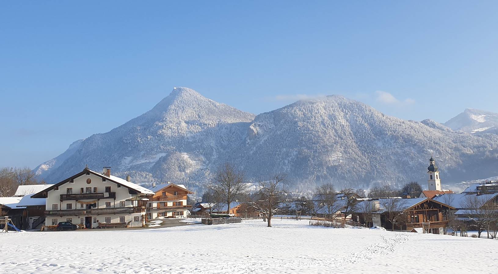 Lainthalerhof - Wohlfühl-Appartement, 25 qm mit Balkon in Oberaudorf, Bayerische Alpen