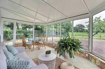 Gîte pour 6 personnes, avec vue et jardin dans Boisgervilly