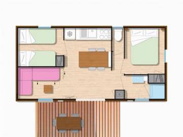 Camping pour 6 Personnes dans Bidart, Côte Basque, Photo 2