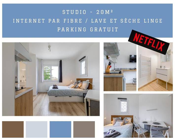 Gîte pour 2 personnes, avec jardin, animaux acceptés à Angoulême - 3